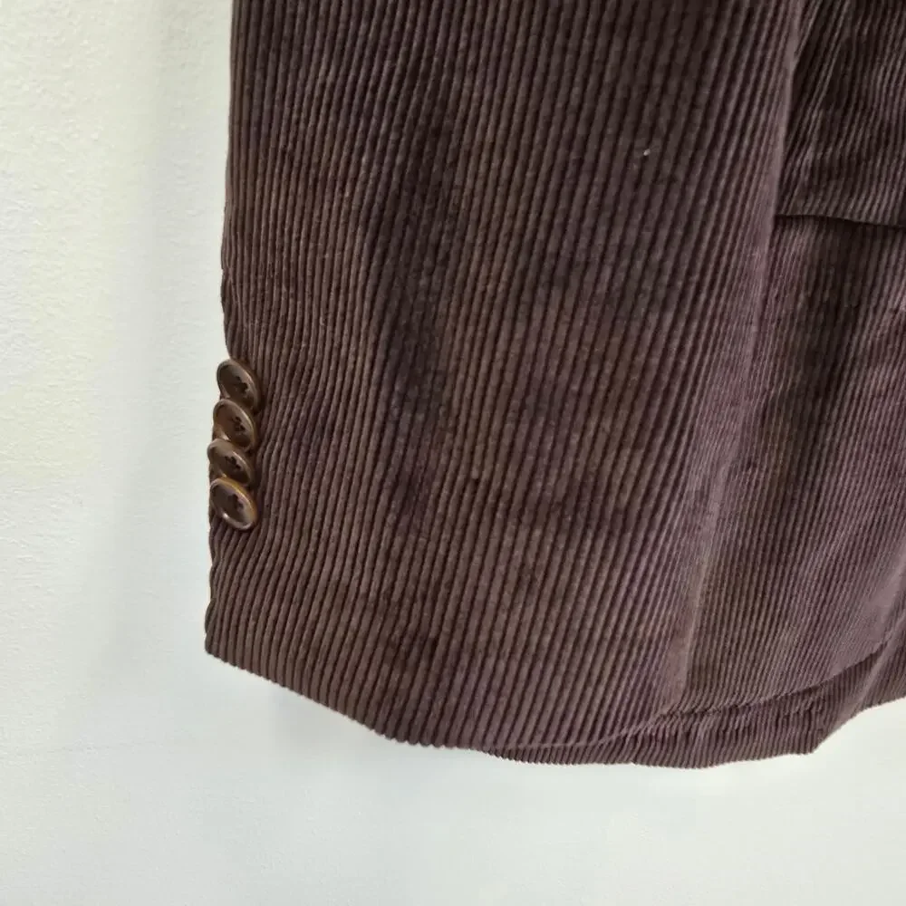 Sid Mashburn Kincaid No. 1 Brown Corduroy Sport Coat Jacket US 44R EU 54R NWOT - Picture 4 of 11